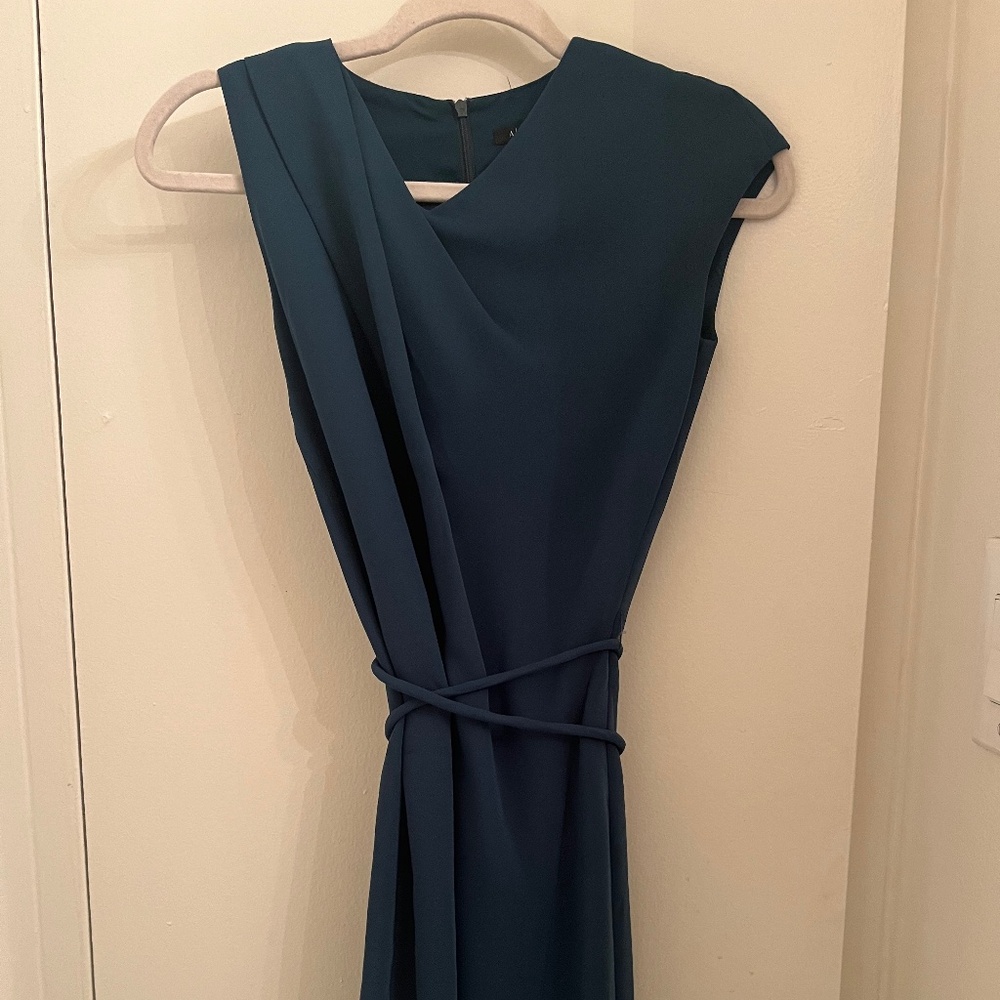 Green tie Armani Exchange dress